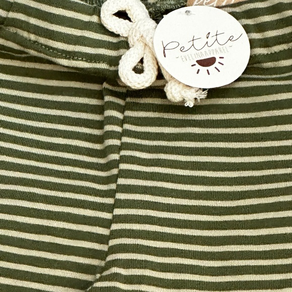 Petite Evelina Apparel Striped Baby Leggings - Picture 1 of 2